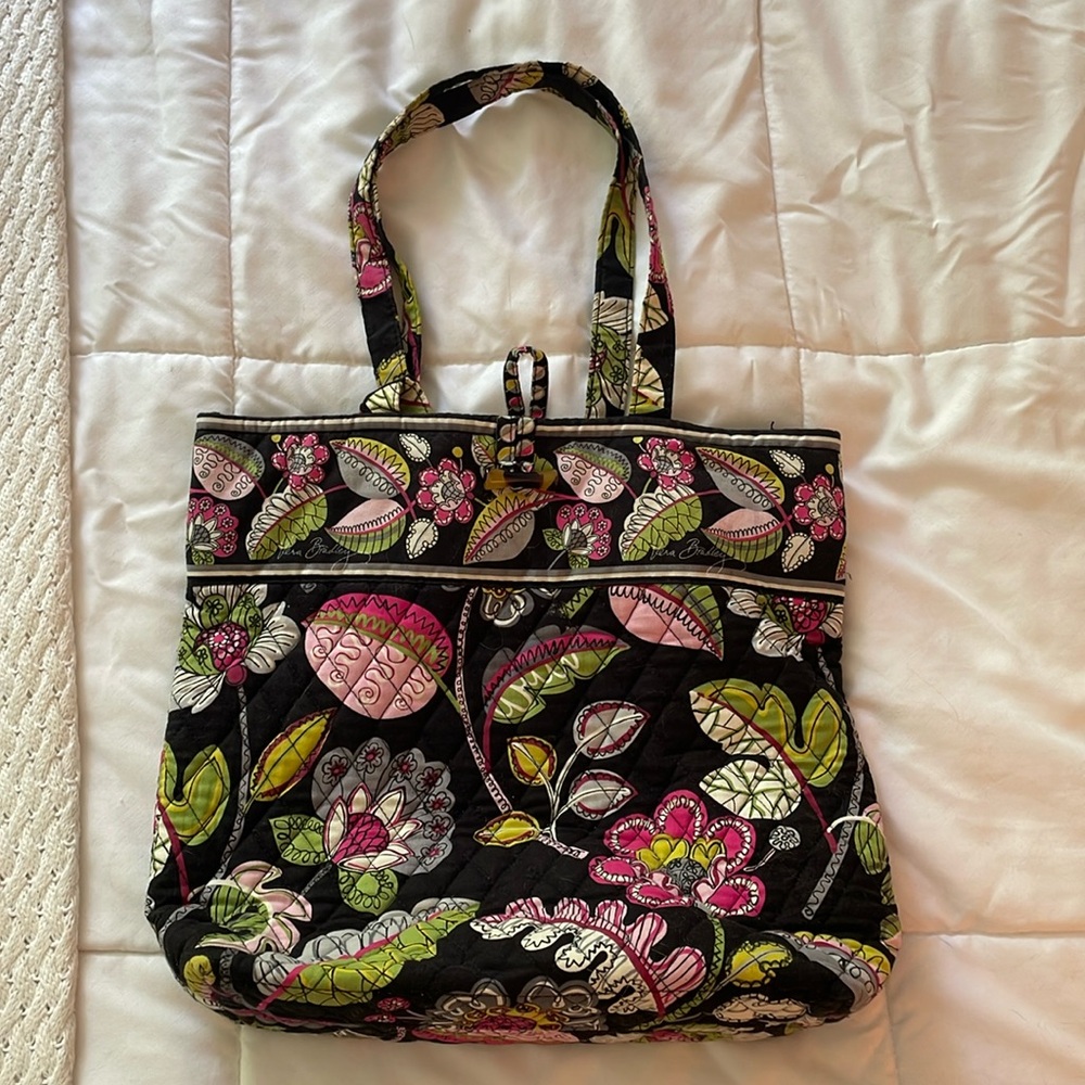 Vera Bradley Black Tote Bag